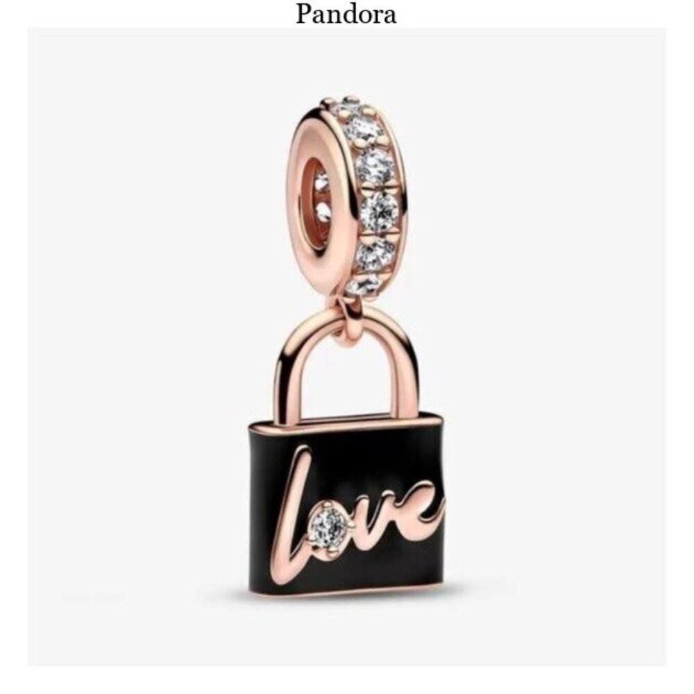 Pandora Love Padlock Dangle Charm